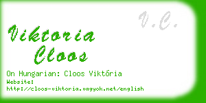 viktoria cloos business card